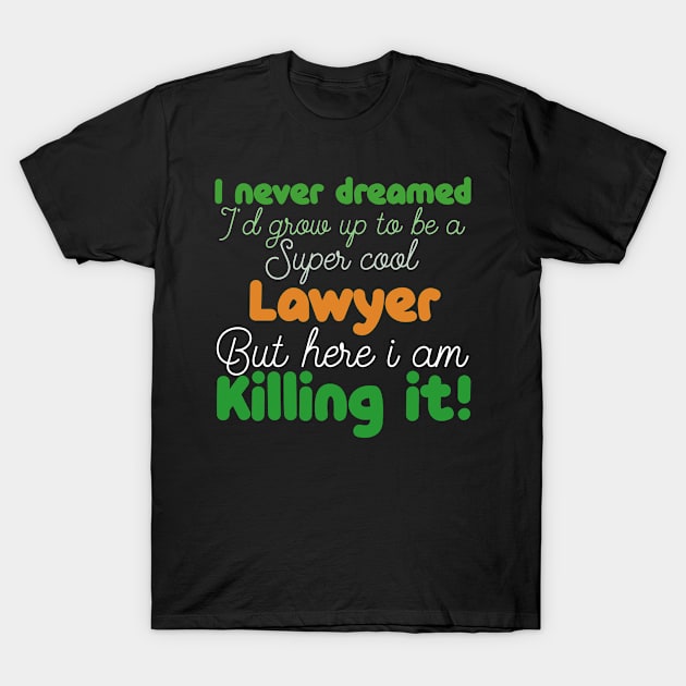 lawyer T-Shirt by Design stars 5